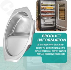 9007170040 Small Water Bowl Suitable For Masterbuilt 30″ Electric BBQ Smoker E