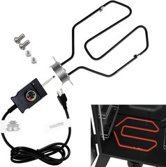 Upgrade 1650W Electric Smoker Heating Element Replacement Kit Adjustable