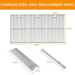 BBQ-PLUS Grill Part Kit for Kitchen Aid 3-Burner Grill 720-0787D 730-0787D 72…