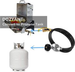 DOZYANT 6 Feet Quick Connect Propane Hose with Regulator Replacement for Olympia