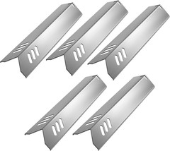 5-Pack Stainless Steel BBQ Gas Grill Heat Plate Shield Tent Replacement