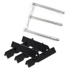 Flavorizer Bars & Burner Tubes for Weber Spirit 300 Series – 15.3″ Heat Plates