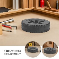 4 Pcs Trolley Casters Gas Grill Replacements Wheel Cart Wheels Part