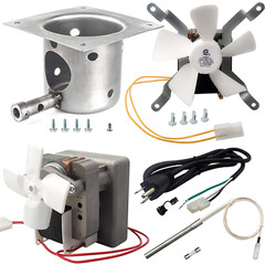 Induction Fan Auger Motor Fire Burn Pot Hot Rod Ignitor Kit For Traeger Pit Boss