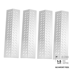 Stainless Steel Flame Tamers, 4 PC Grill Heat Heat plate 17 10/16 x 5 8/16″