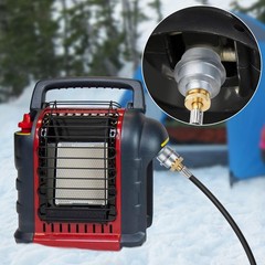 WADEO Propane Fuel Filter with 6FT Propane Adapter Hose to 20-40lb Propane Tanks