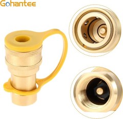 1/2″ Natural Gas Propane Quick Connect Adapter Disconnect Connector Brass Adapte