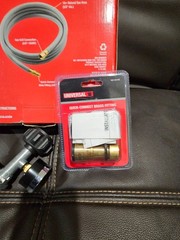 Brand New Universal Natural Gas hose and regulator kit