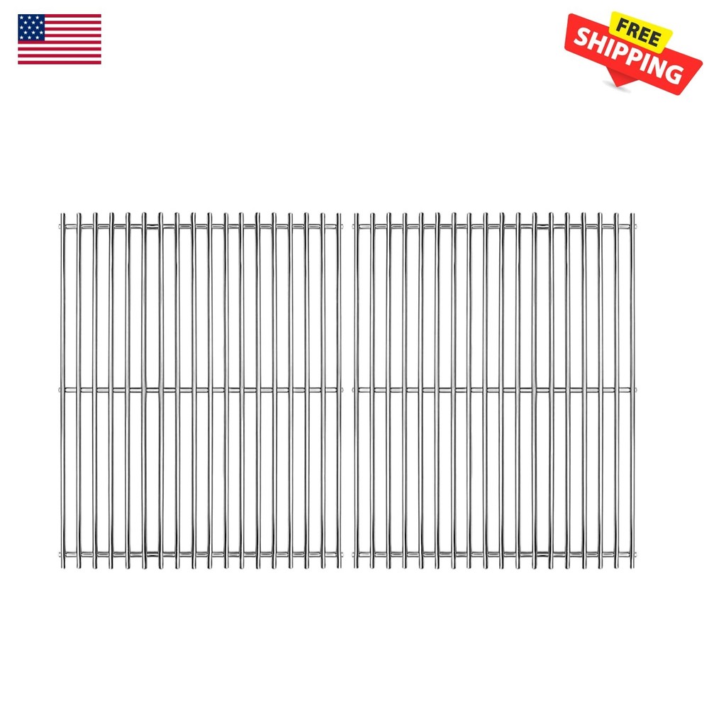 Durable Stainless Steel Grill Grates for Nexgrill 4 & 5 Burner Models – 17×13.25