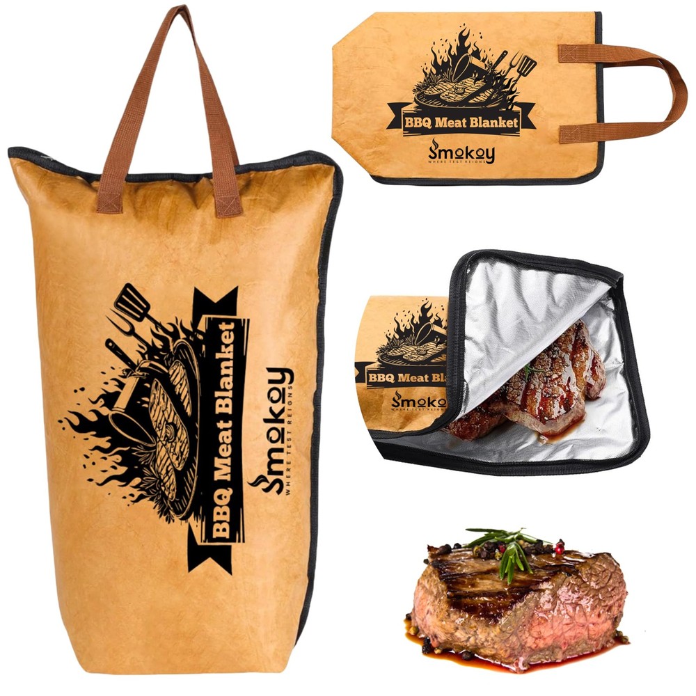 for Dad – 21in BBQ Blanket for Resting Meat 5 Layer Insulated Brisket Resting…