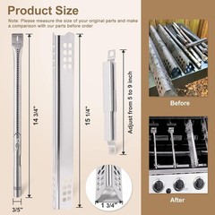 Grill Replacement Parts for Charbroil 4 Burner 463242716 463257520 463242715 463