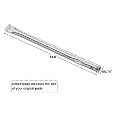Burner Tube and Heat Plate for Expert 5 Burner Grill 720-0968C | 5-pack stainles