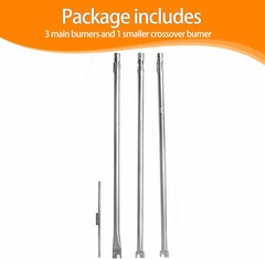 Grill Burner Tubes Replacement for Weber Genesis 300 Series 310 320 67722 67820