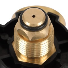 2PCS Propane Tank Adapter with Gauge Converts POL LP Tank Service Valve QCC/Type