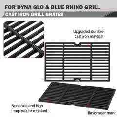Replacement Grill Grates for 3 Burner Gas Grills – Fits Dyna Glo & Blue Rhino Mo