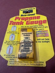 Accu-Level Propane Tank Gauge by Hammerhead Products Self Adhesive Type – New