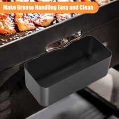 Grease Catcher Drip Pans Replacement Parts for Blackstone 28 & 36 Inch Griddle,