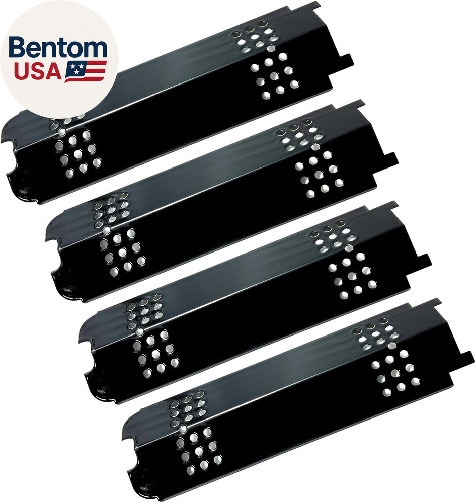 Parts DP166 4Pk 15 Inch Porcelain Steel Heat Plate for Charbroil 463436215, 4634