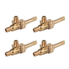 4418500200 Gas Burner Valve Jade Range Gas Valve 1/8 Mpt X 3/8-27 4 Pack | 44185