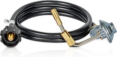 Easy-Install 5 FT Propane Hose and Regulator – For Blackstone 17” & 22” Griddles