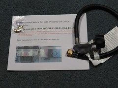 NG to Propane LP Orifice Conversion Kit Weber Genesis E-610 w/ FRONT CONTROLS