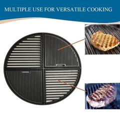 Dongftai CH83G Cast Iron Grate Fit 22.5″ charcoal kettle grills like Weber Go…