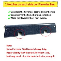 Kit DG271 15.3″ 7635 Porcelain Steel Flavorizer Bars and 69785 Stainless Stee…