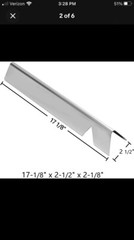 Grill Flavorizer Bars 10-Pack Stainless Steel For Weber Genesis II LX 610 640
