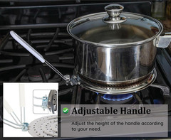 Stainless Steel Heat Diffuser for Gas and Electric Stove – Even Heat Distributio