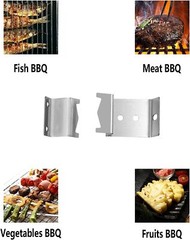 Heavy Duty Stainless Steel Bbq Grill Bracket Set For Chargriller Models
