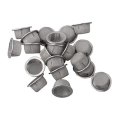 20 X Smoking-Pipe Stainless Steel Screen FiltersScreen Steel Mesh Concave Bowl