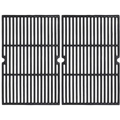 Porcelain Coated Cast Iron Grill Grate Replacement 19 1/4 Inch 2 Pack Cooking