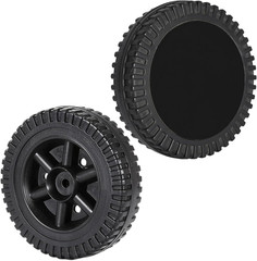 G206-0025-W1 Plastic Wheel Replacement Parts for Grill Wheels, 2Pcs with Cover G