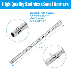 G466-2500-W1 Grill Replacement Parts for Charbroil Performance TRU Infrared 450