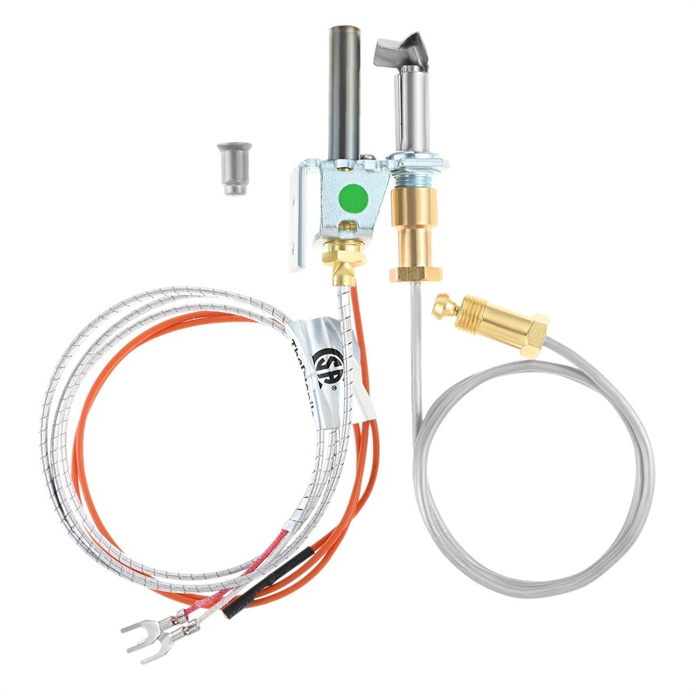 HSRV 446-512A NG NG Pilot Burner Assembly Milivolt Thermopile Kit For Heat-n-Glo