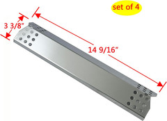 Direct Store Parts DP130 (4-Pack) Stainless Steel Heat Shield 14 9/16″ X 3 3/8″