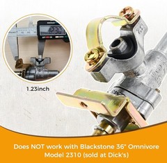2-Pack Griddle Burner Valve For Blackstone 36 Gas Grill Griddle 1554 1554, 1565