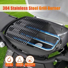 65032 Grill Burner Tube for Weber Q3200, Q3000, Q320, Q300, 57060001, 404341