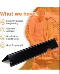 Flavorizer Bars and Heat Deflectors Replacement for Weber II (3+5 Genesis II)