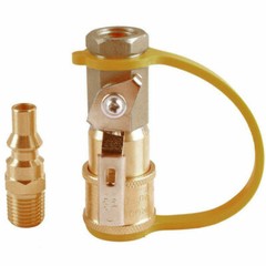 1/4″ Quick Connect or Disconnect Adapter for Propane or Natural Gas Systems