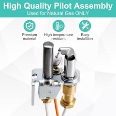 Natural Gas Pilot Assembly for Heat N Glo Fireplaces & Gas Log Sets, Thermopile