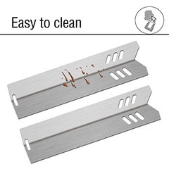 14 3/16” Grill Heat Plates Shield Heat Tent Burner Cover BBQ Stainless Steel
