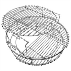 Simfelice Egg Expander Rack for Large Big Green 5-Piece Stainless silver