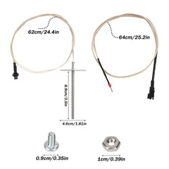 6pcs RTD Temperature Probe for Z-Grill 700 Series, Pellet Grill – Split RTD M…