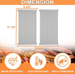 Grill Infrared Emitter Grates Replacement for Charbroil 463644220 2-Burner BBQ