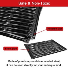 15 Inch Grill Cooking Grates for Weber Old Spirit 200 with Side Control, Gril…