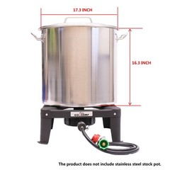 Cookamp Propane Burner For Outdoor Cooking Single Burner-Standard