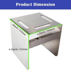 Jollyoupin Heat Baffle Grill Replacement Parts Heat Diffuser for Z Grills 450…