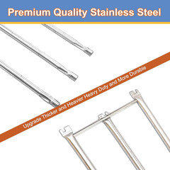 7506 Stainless Steel Burner Tube Set for Weber Genesis 1000 to 5500, Genesis Gol