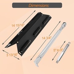 Grill Parts for Kenmore 6 Burner Gas Grill 146.23681310, 146.47223610, 146.23…